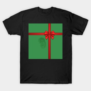 awkwardly trapped holiday present  christmas T-Shirt